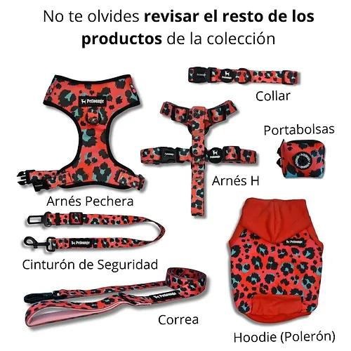 Pet Lounge Wild  Coral Leopard Correa  para Perro
