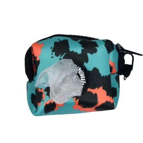 Pet Lounge Wild Porta Bolsas Mint Leopard