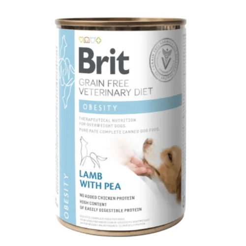 Brit GF Veterinary Diets Obesity Lamb Lata 400Gr