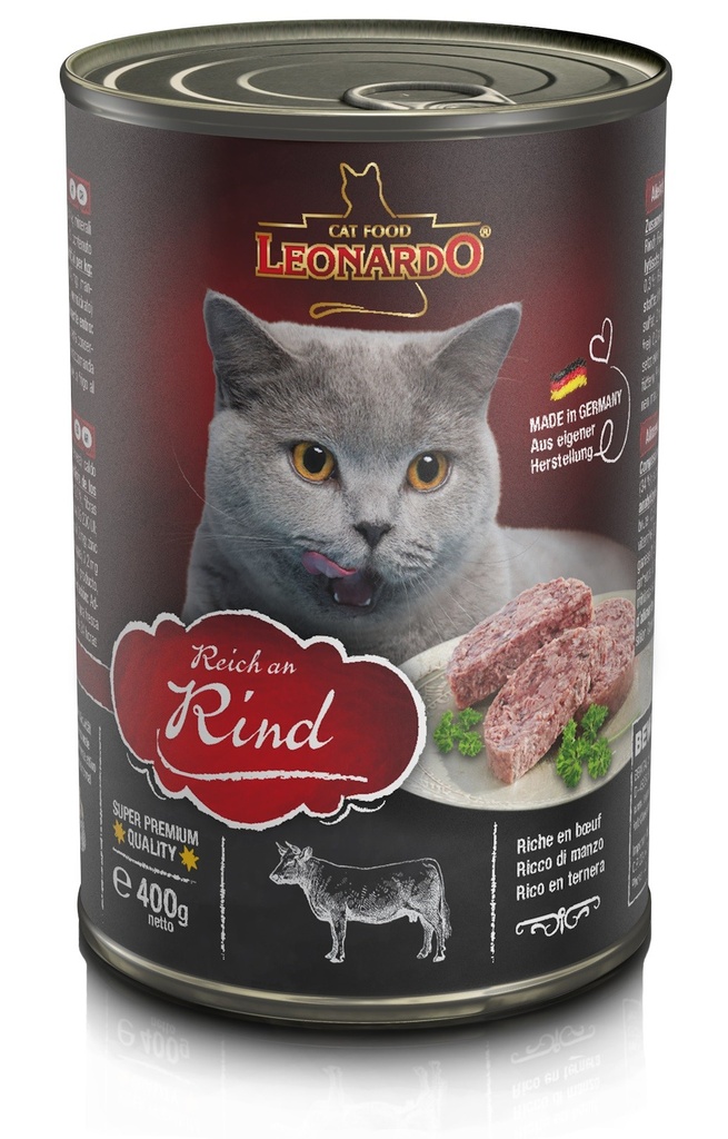 Leonardo Hígado QS Alimento Húmedo Gato 400grs