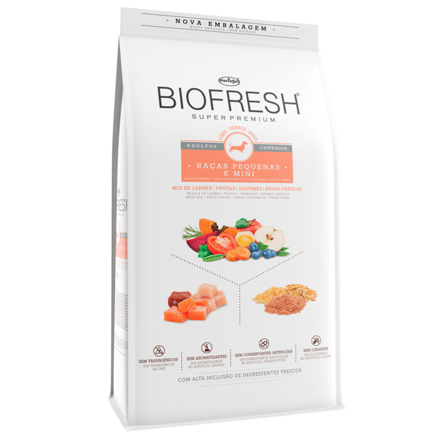 Biofresh Adulto Castrado Pequeña Perro 3 kg