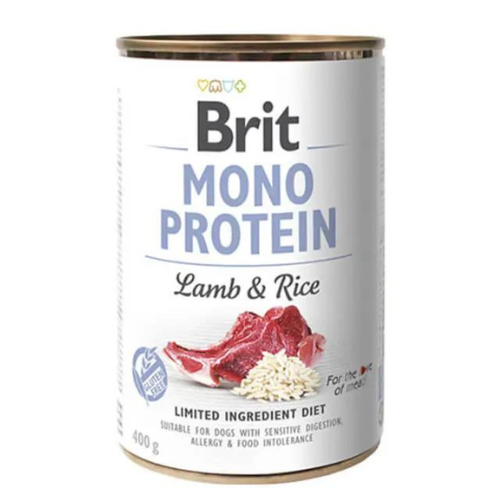 Brit Mono Protein Lamb & Rice 400 Gr