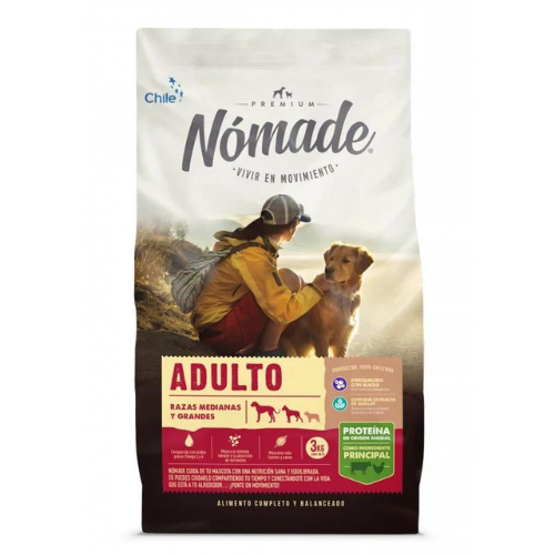 	
Nomade Adulto Alimento Perro 3Kg
