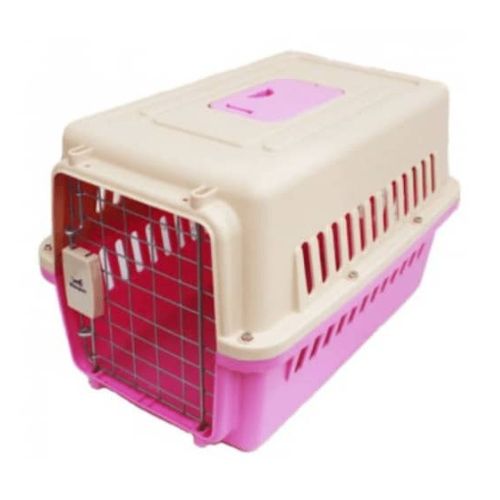 Maxpet Jaula de Transporte MP01 Rosado Grande